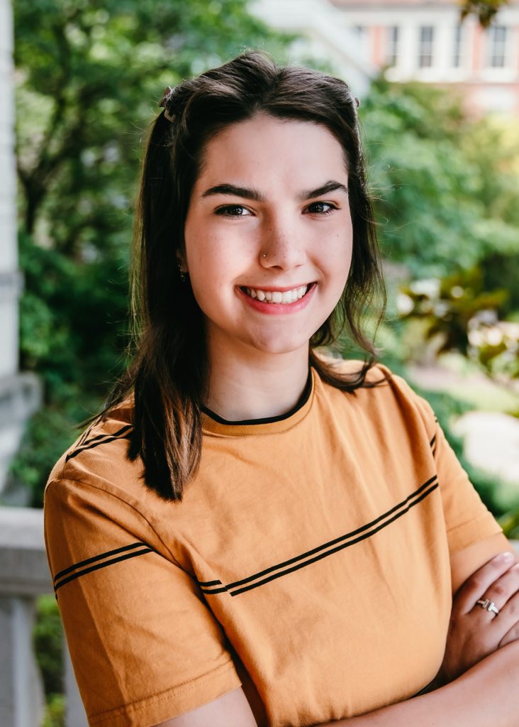 Lucy Barber smiles for headdshot