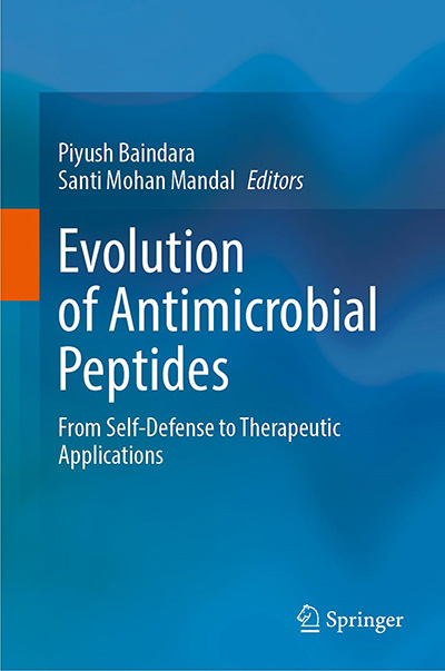 Book cover of Evolution of Antimicrobial Peptides by Piyush Baindara