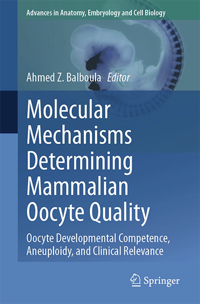 Book cover of Molecular Mechanisms Determining Mammalian Oocyte Quality by Ahmed Balboula