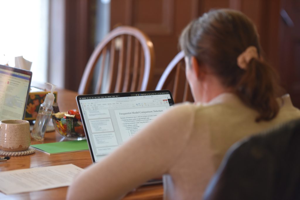 Conley House provided a quiet space for the writing retreat.