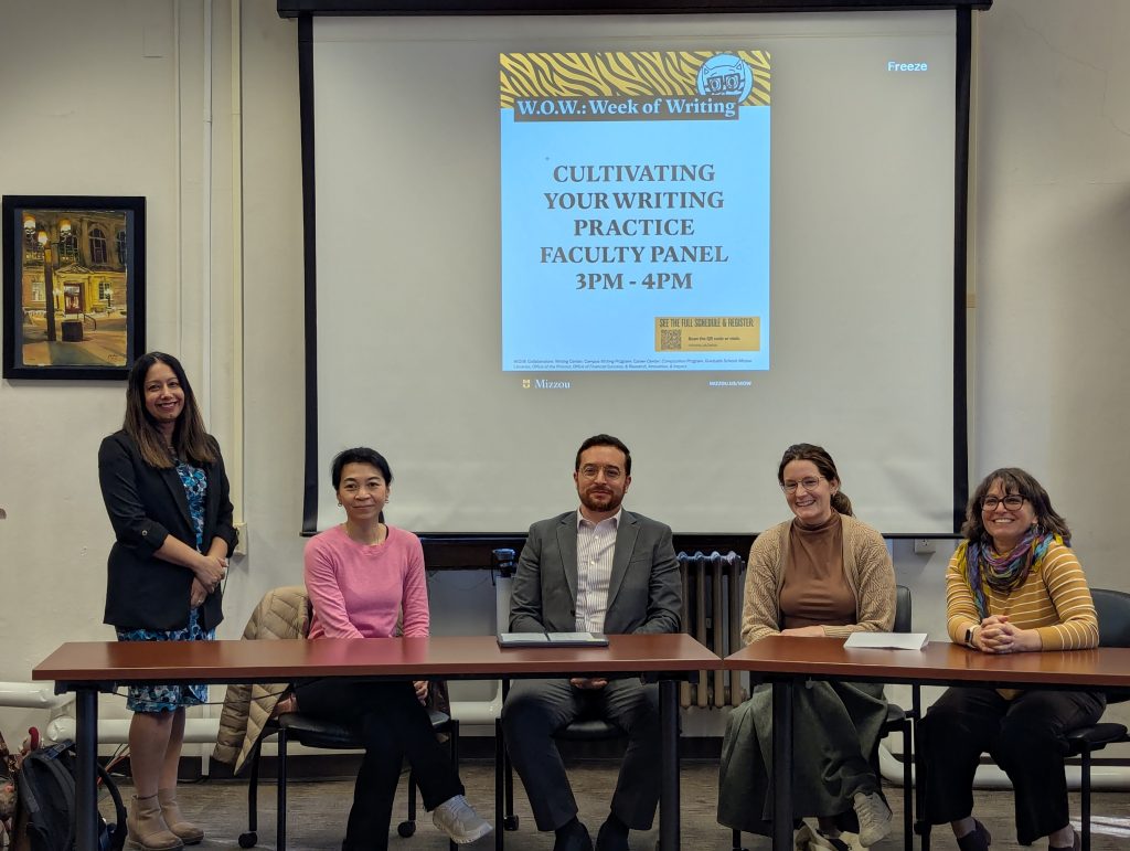 Associate Provost Shruti Rana and the faculty panel