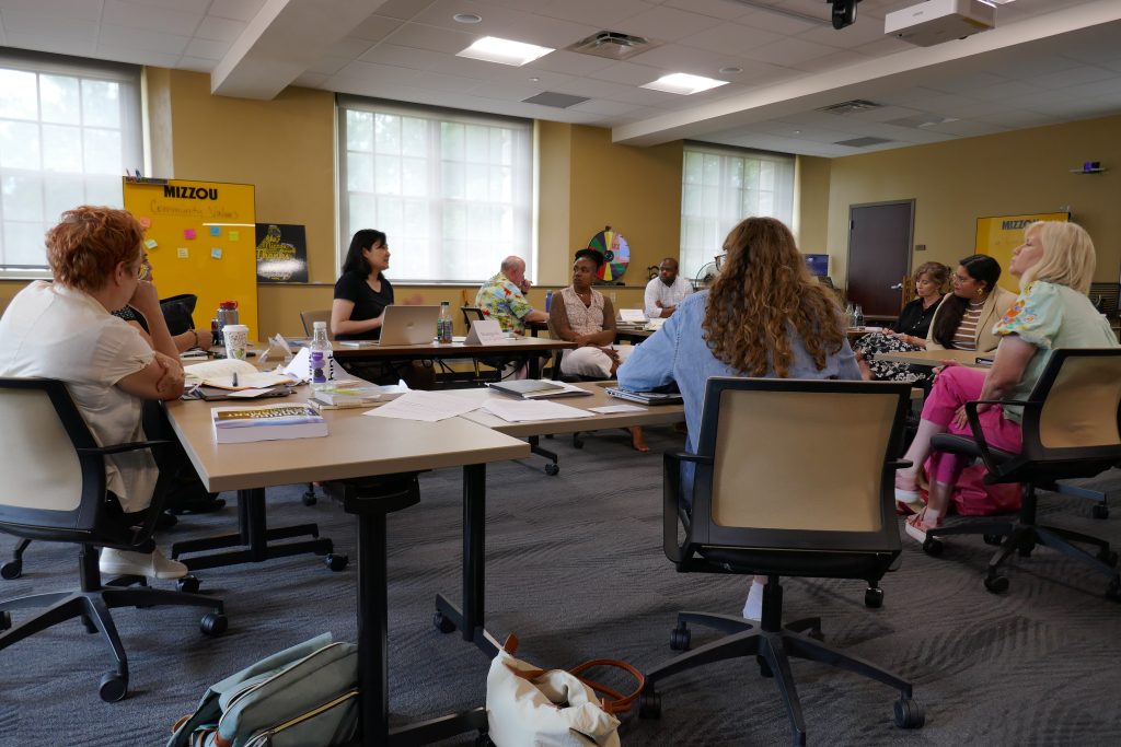 Group conversation during the Summer Course Redesign Institute