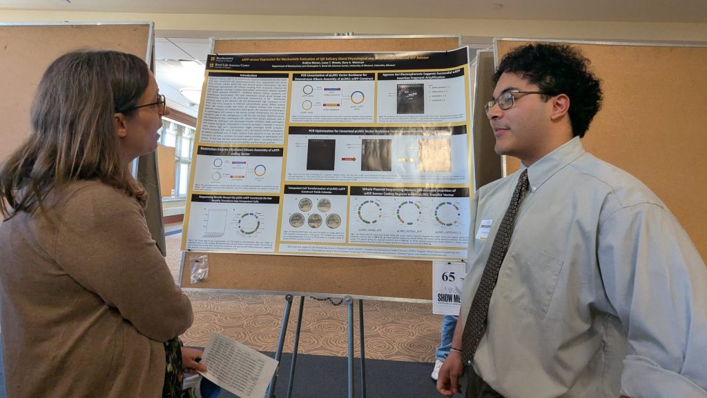 King and Andy Moran, one of her MARC students