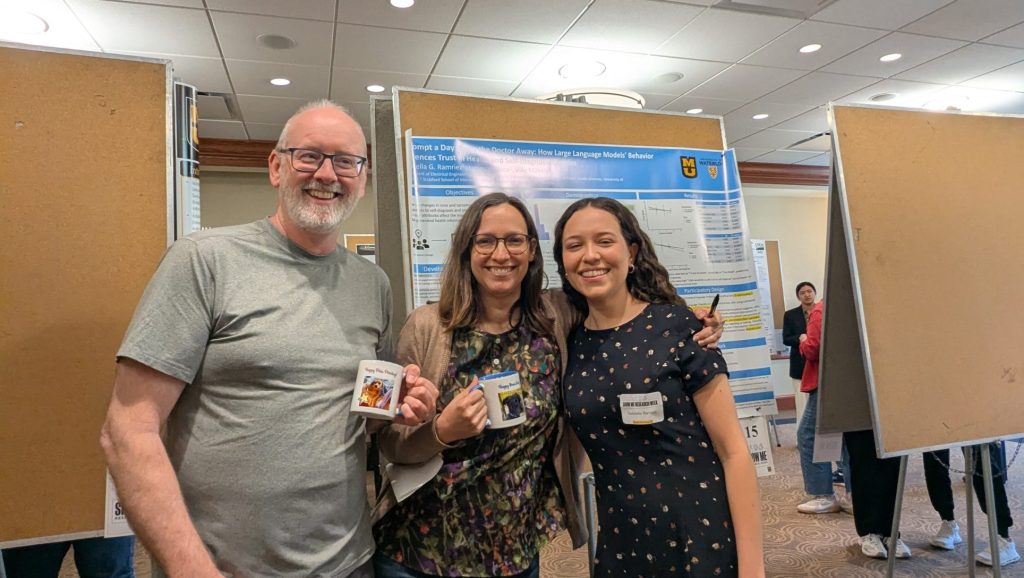 Middleton, King and Ramirez at Show Me Research Week poster session