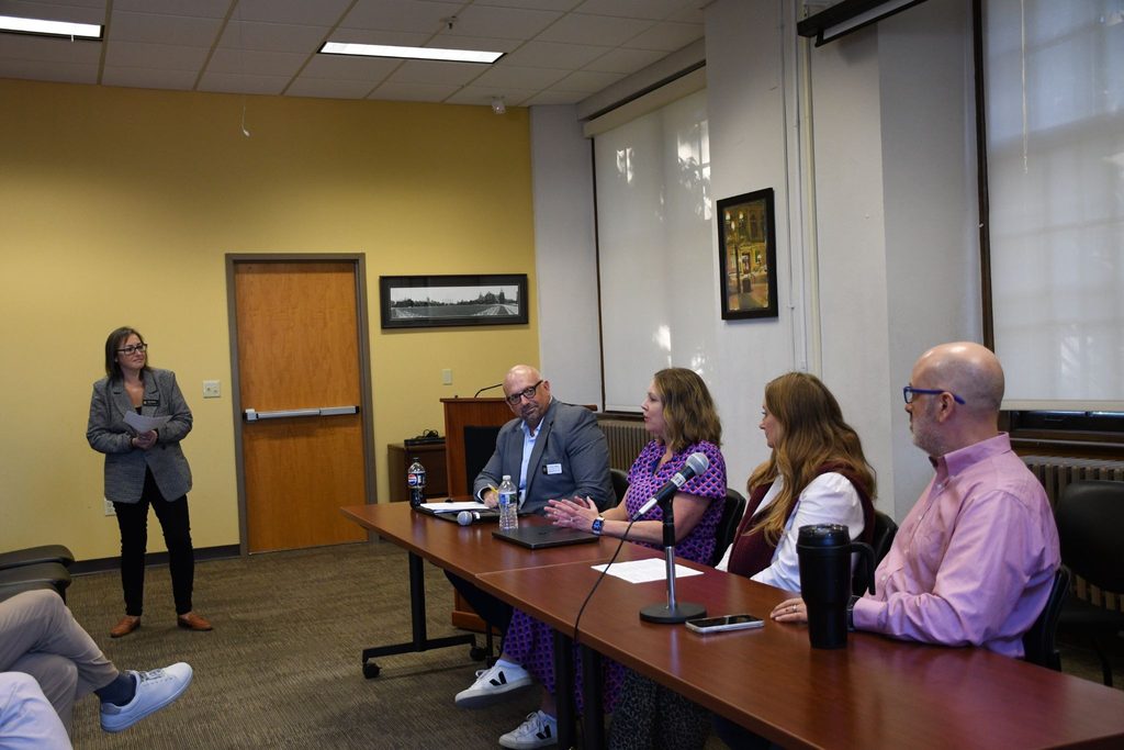 Amy Simons and panelists